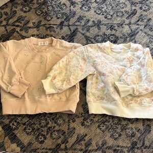 2 Jamie Kay sweatshirts 1y